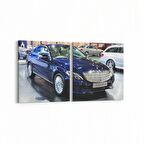 Olla 12267K2Y Araç Görseli Kare 2'li Yatay Kanvas Tablo (Ölçü: 145X70)