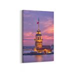Olla 18123D Yapı Görseli Dikey Kanvas Tablo (Ölçü: 100X150)