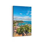 Olla 18133D Yapı Görseli Dikey Kanvas Tablo (Ölçü: 20X30)