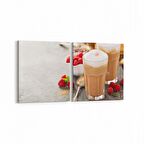 Olla 15243K2Y Gıda Görseli Kare 2'li Yatay Kanvas Tablo (Ölçü: 145X70)