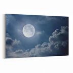 Olla 14654Y Gece Gökyüzü Görseli Yatay Kanvas Tablo (Ölçü: 45X30)