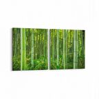 Olla 14377K2Y Doğa / Manzara Görseli Kare 2'li Yatay Kanvas Tablo (Ölçü: 85X40)