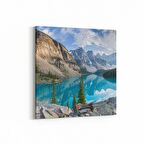 Olla 13727K Doğa / Manzara Görseli Kare Kanvas Tablo (Ölçü: 25X25)