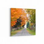 Olla 13293K Doğa / Manzara Görseli Kare Kanvas Tablo (Ölçü: 25X25)