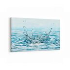 Olla 17211Y Su / Damla Görseli Yatay Kanvas Tablo (Ölçü: 150X100)