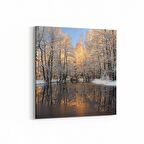 Olla 13178K Doğa / Manzara Görseli Kare Kanvas Tablo (Ölçü: 25X25)