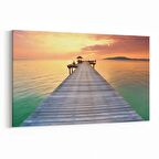 Olla 15958Y Günbatımı Görseli Yatay Kanvas Tablo (Ölçü: 120X80)