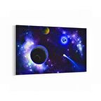 Olla 17635Y Uzay Görseli Yatay Kanvas Tablo (Ölçü: 150X100)