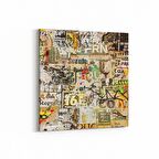 Olla 17776K Yağlı Boya Görseli Kare Kanvas Tablo (Ölçü: 25X25)