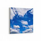 Olla 15438K Gökyüzü Bulut Görseli  Kare Kanvas Tablo (Ölçü: 25X25)