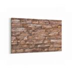 Olla 17409Y Taş / Tuğla Görseli Yatay Kanvas Tablo (Ölçü: 90X60)