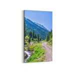Olla 14186DD Doğa / Manzara Görseli Dikey Dar Kanvas Tablo (Ölçü: 40X80)