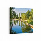 Olla 14241K Doğa / Manzara Görseli Kare Kanvas Tablo (Ölçü: 100X100)