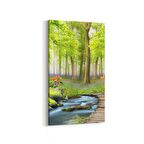 Olla 13633DD Doğa / Manzara Görseli Dikey Dar Kanvas Tablo (Ölçü: 40X80)