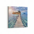 Olla 13701K Doğa / Manzara Görseli Kare Kanvas Tablo (Ölçü: 100X100)