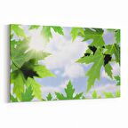 Olla 10484Y Ağaç Görseli Yatay Kanvas Tablo (Ölçü: 30X20)