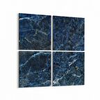 Olla 16722K4 Mermer Desen Görsel Kare 4'lü Kanvas Tablo (Ölçü: 125X125)