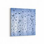 Olla 17285K Su / Damla Görseli Kare Kanvas Tablo (Ölçü: 25X25)