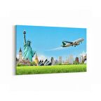 Olla 18061Y Yapı Görseli Yatay Kanvas Tablo (Ölçü: 30X20)