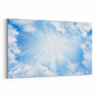 Olla 15745Y Gökyüzü Bulut Görseli  Yatay Kanvas Tablo (Ölçü: 120X80)