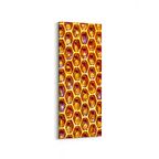 Olla 10014DI Abstract 3 Boyut Görsel Dikey İnce Kanvas Tablo (Ölçü: 40X120)