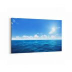 Olla 16382Y Kumsal / Sahil Görseli Yatay Kanvas Tablo (Ölçü: 45X30)