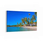 Olla 16505Y Kumsal / Sahil Görseli Yatay Kanvas Tablo (Ölçü: 90X60)