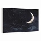 Olla 14883Y Gece Gökyüzü Görseli Yatay Kanvas Tablo (Ölçü: 30X20)