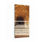 Olla 18852KD Yapı Görseli Kare 2'li Dikey Kanvas Tablo (Ölçü: 30X65)