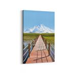 Olla 14158D Doğa / Manzara Görseli Dikey Kanvas Tablo (Ölçü: 60X90)