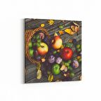 Olla 15304K Gıda Görseli Kare Kanvas Tablo (Ölçü: 25X25)