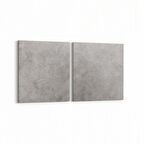 Olla 12447K2Y Beton Görseli Kare 2'li Yatay Kanvas Tablo (Ölçü: 125X60)
