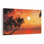 Olla 15947Y Günbatımı Görseli Yatay Kanvas Tablo (Ölçü: 120X80)