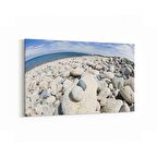 Olla 16549Y Kumsal / Sahil Görseli Yatay Kanvas Tablo (Ölçü: 120X80)