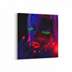 Olla 16861K Model / Manken Görseli Kare Kanvas Tablo (Ölçü: 30X30)