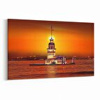 Olla 16085Y Günbatımı Görseli Yatay Kanvas Tablo (Ölçü: 70X50)