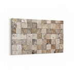 Olla 17350Y Taş / Tuğla Görseli Yatay Kanvas Tablo (Ölçü: 150X100)
