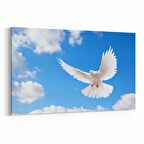 Olla 15881Y Gökyüzü Kuşlar Görseli Yatay Kanvas Tablo (Ölçü: 45X30)