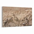 Olla 16265Y Heykel / Sanat Görseli Yatay Kanvas Tablo (Ölçü: 120X80)