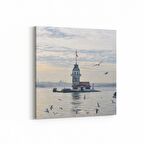 Olla 18951K Yapı Görseli Kare Kanvas Tablo (Ölçü: 60X60)