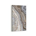 Olla 16648DD Mermer Desen Görsel Dikey Dar Kanvas Tablo (Ölçü: 40X80)