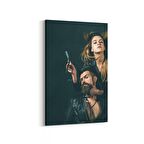 Olla 16300D Kuaför / Berber Görseli Dikey Kanvas Tablo (Ölçü: 60X90)