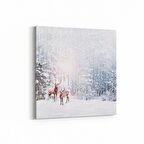 Olla 14145K Doğa / Manzara Görseli Kare Kanvas Tablo (Ölçü: 60X60)