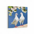 Olla 12567K Hayvanlar Alemi Görseli Kare Kanvas Tablo (Ölçü: 30X30)