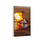 Olla 15067DD Gıda Görseli Dikey Dar Kanvas Tablo (Ölçü: 40X80)