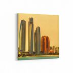 Olla 18711K Yapı Görseli Kare Kanvas Tablo (Ölçü: 25X25)