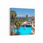 Olla 18945K4 Yapı Görseli Kare 4'lü Kanvas Tablo (Ölçü: 125X125)