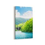 Olla 14407DD Doğa / Manzara Görseli Dikey Dar Kanvas Tablo (Ölçü: 30X60)