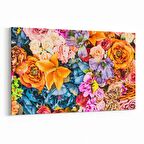 Olla 11584Y Çiçek Görseli Yatay Kanvas Tablo (Ölçü: 30X20)