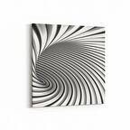 Olla 10238K Abstract Girdap Görsel Kare Kanvas Tablo (Ölçü: 60X60)